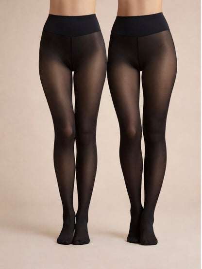 🔥 Le plus choisi -
Pack DUO Collants Ultra-Résistants 40D – LuxeTights Paris (2collants)