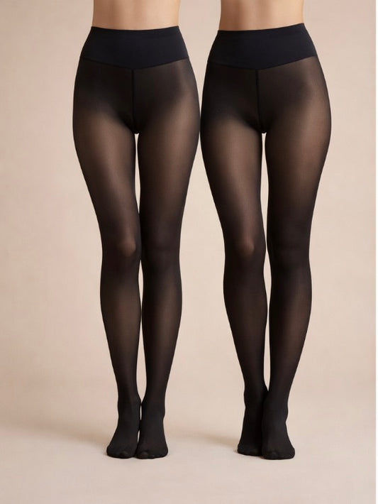 🔥 Le plus choisi -
Pack DUO Collants Ultra-Résistants 40D – LuxeTights Paris (2collants)