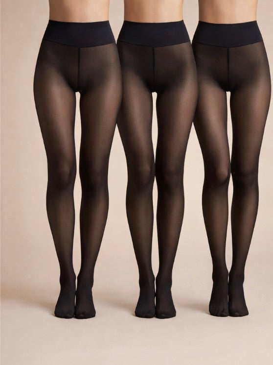 💎 Meilleure valeur - 
Pack Trio Collants Ultra-Résistants 40D – LuxeTights Paris (3collants)